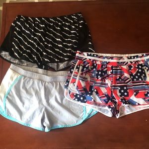 Old Navy & Fabletics athletic shorts. Size medium.